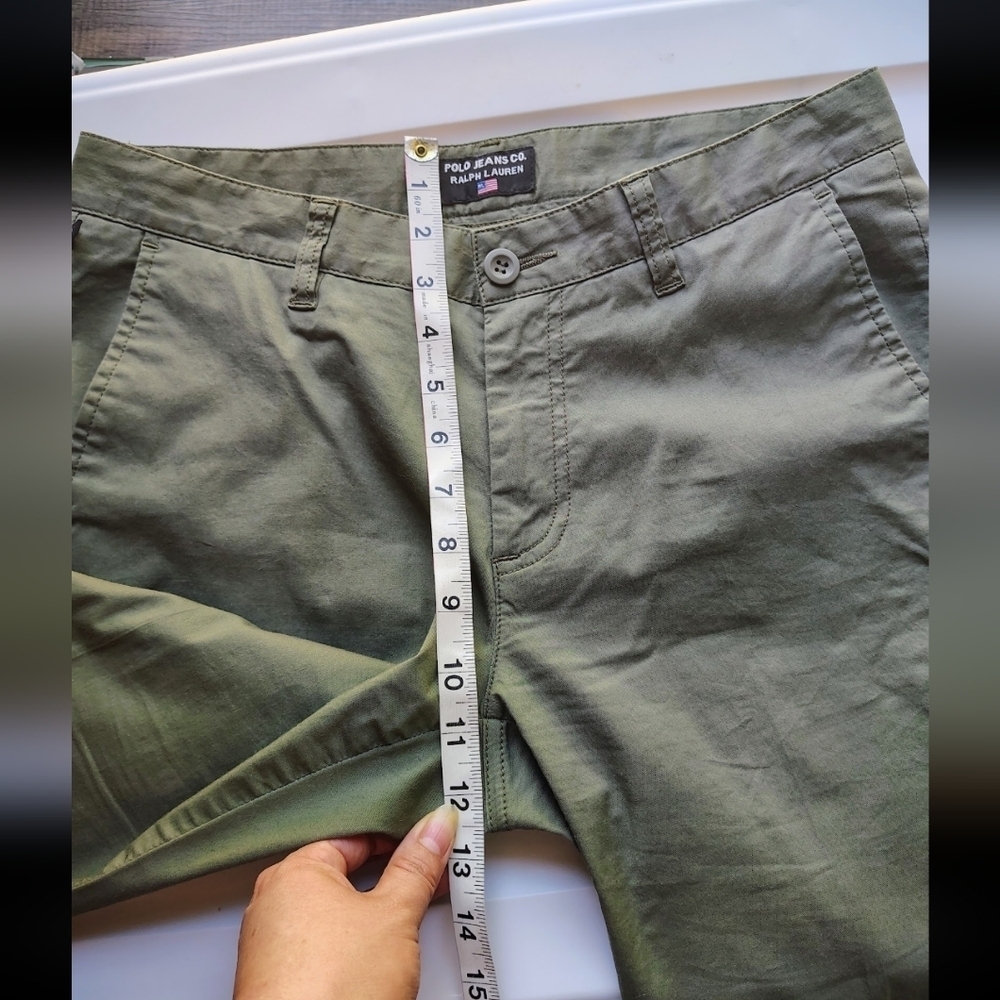 Polo Jeans Co Ralph Lauren Women's Mid-Rise Cuffed Capri Pants,Cotton Outdoor 8. - Picture 4 of 14